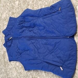 Eddie Bauer puffer Vest women's Royal Blue